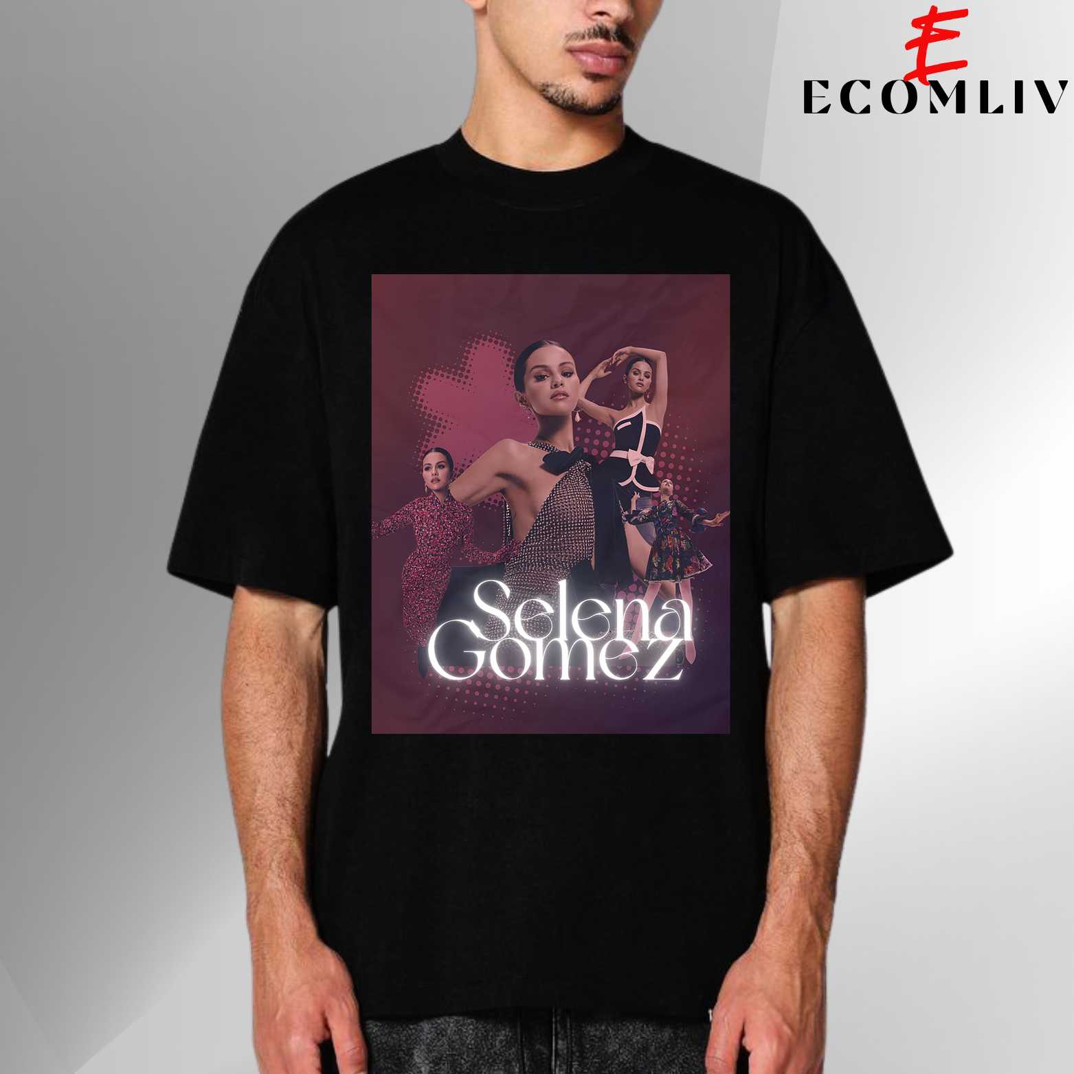 Selena Gomez Streetwear T-Shirt, Unisex Pop Concert Tee